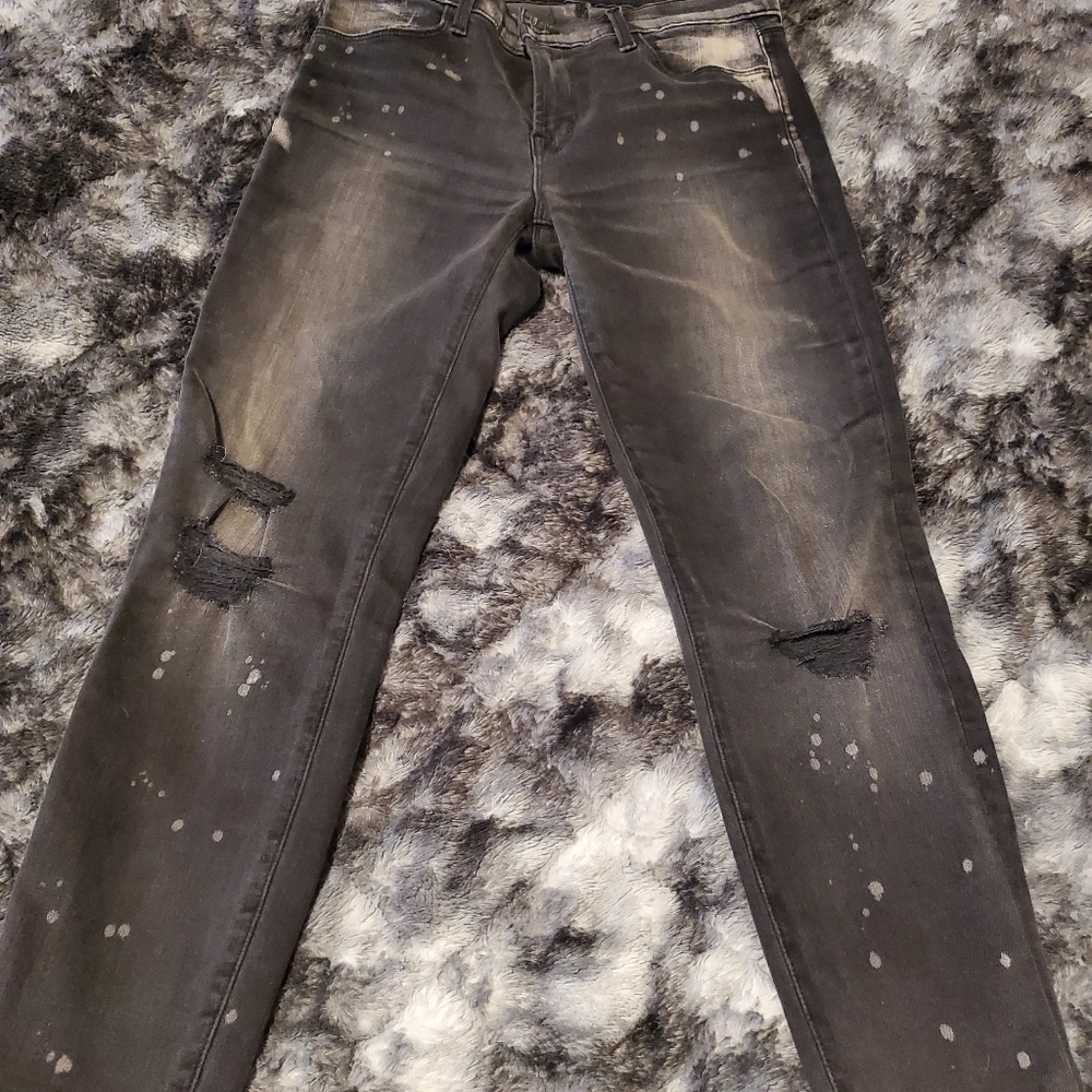 J BRAND Remix Cropped Skinny Jeans